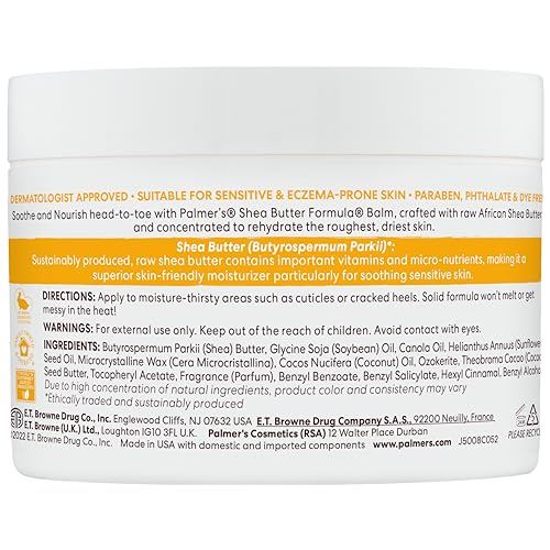 Palmer's Shea Butter Formula Raw African Shea Butter Balm, Nourishing Body Moisturizer - PrimeBioHealth - canada supplements