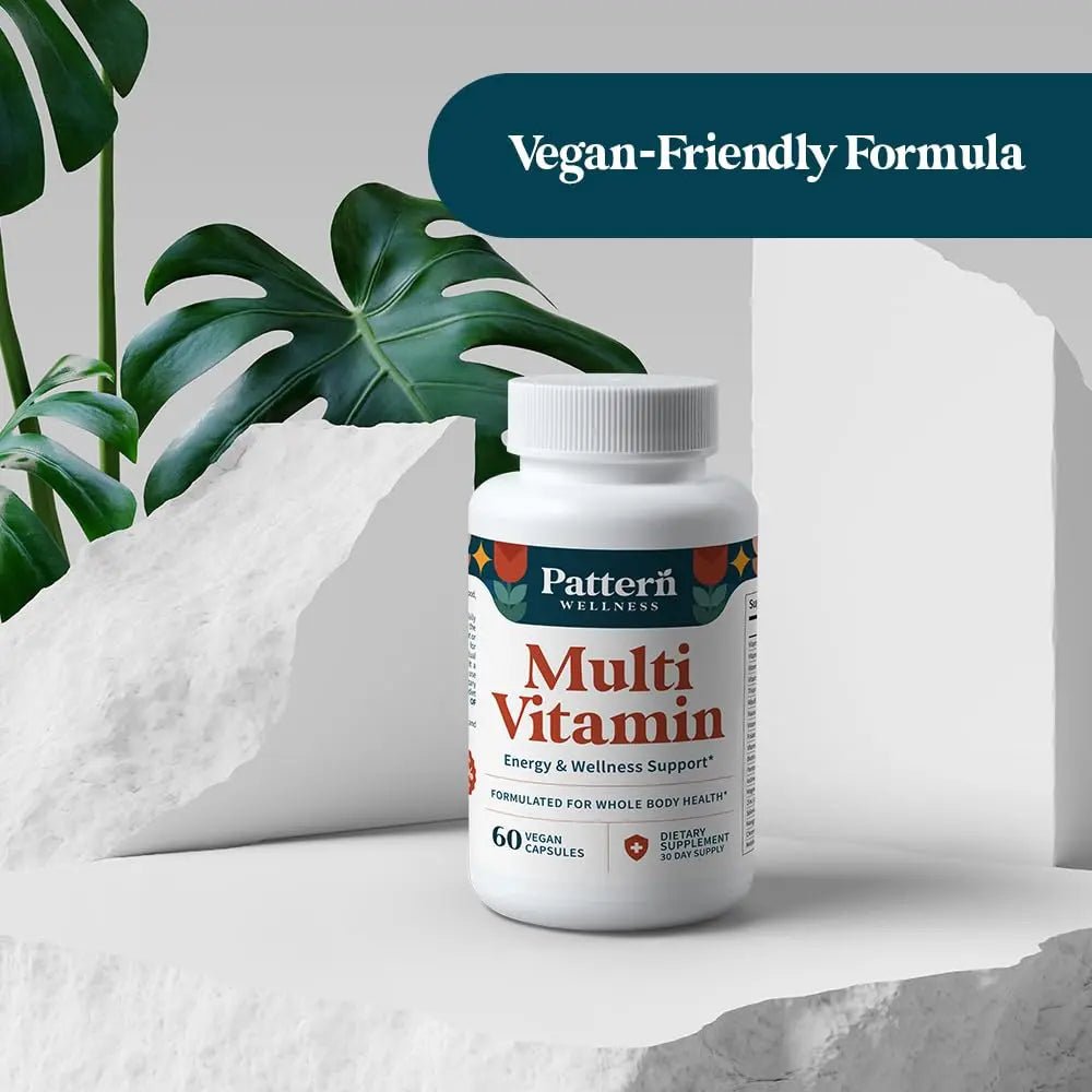 Pattern Wellness Multivitamin for Men & Women – Vitamin A, B, C, D, E – Supports Energy & Wellness – Whole Body Health - PrimeBioHealth - canada supplements