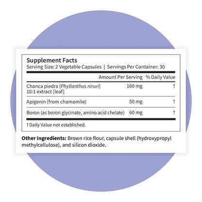 Pattern Wellness Stone Care Complex – Supports Healthy Kidney & Urinary Function – with Chanca Piedra, Chamomile Extract & Boron – 3rd Party Lab Tested – Vegan, Non-GMO - 60 Capsules - PrimeBioHealth - canada supplements