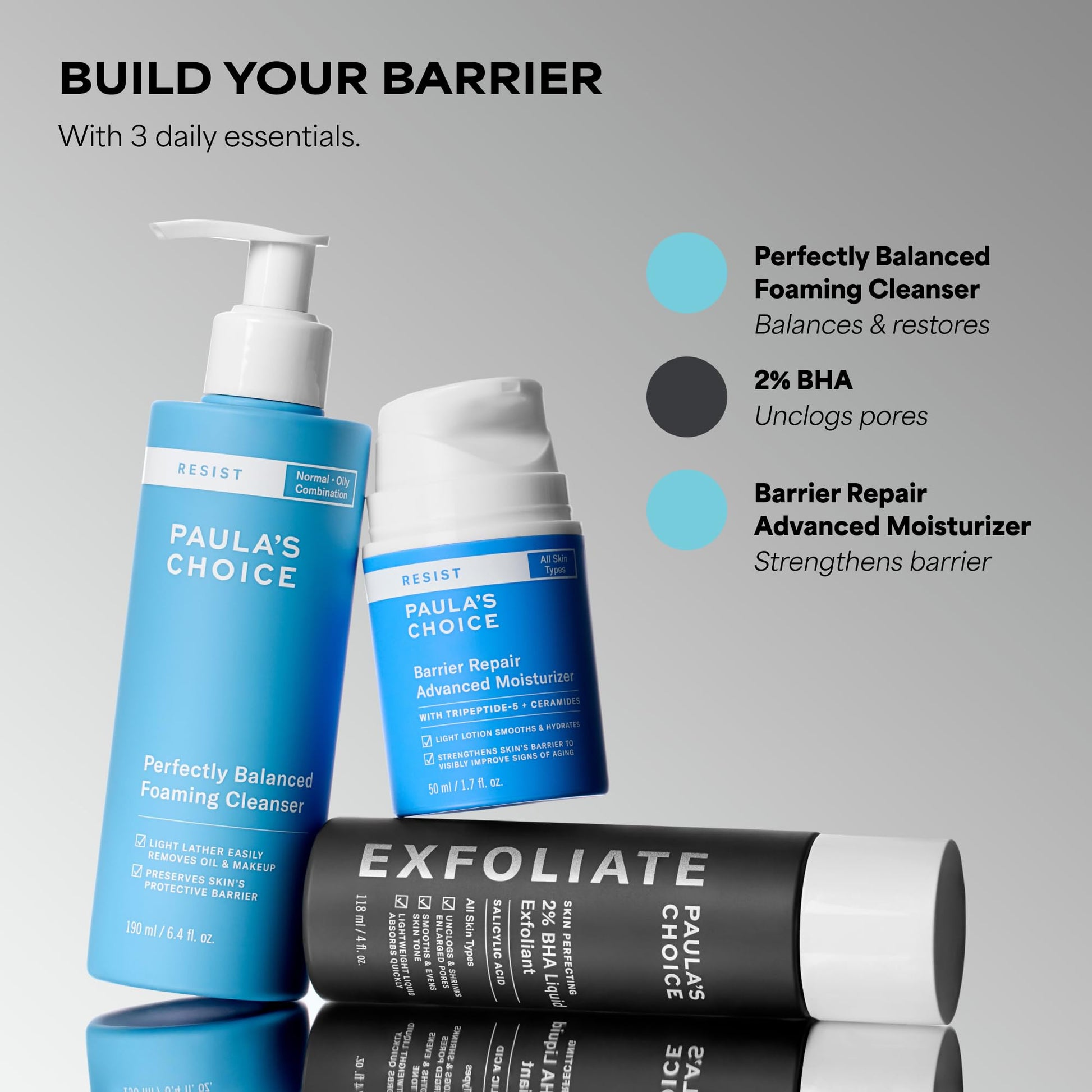 Paula's Choice RESIST Perfectly Balanced Foaming Facial Cleanser, Face Cleanser with Hyaluronic Acid & Aloe, Anti-Aging Face Wash - PrimeBioHealth - canada supplements
