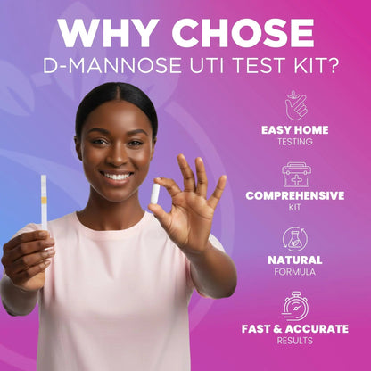 Pelvana D-Mannose UTI Kit for Women – UTI Test Strips & D-Mannose Supplement, At-Home Testing, Maintains Healthy Urinary Tract Balance, Flushes Impurities – 3 Bottles (120 Capsules) + 50 Test Strips - PrimeBioHealth - canada supplements