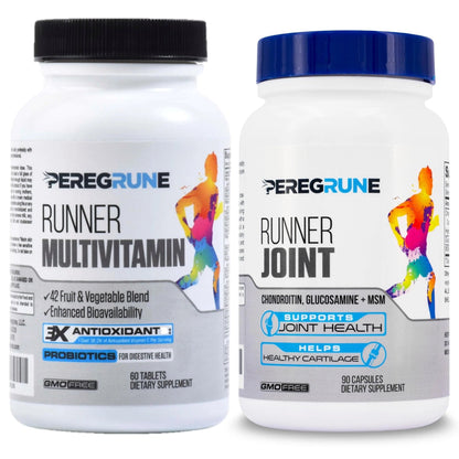 PEREGRUNE Runner Multivitamin & Joint Support Supplement | Antioxidants, Complete B-Complex & Probiotics to Support Energy - PrimeBioHealth - canada supplements