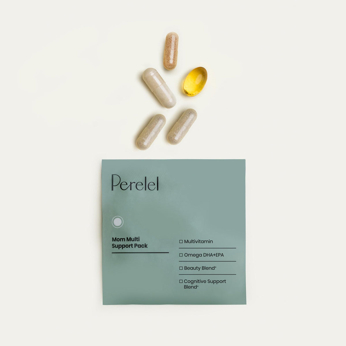 Perelel Mom Multi Support Pack, Postnatal Vitamins for Women with Omega 3 Dha, Iron, Collagen, & Vitamin B12 to Support Postpartum Health - PrimeBioHealth - canada supplements