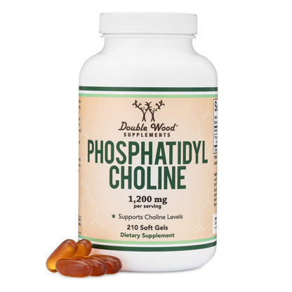 Phosphatidylcholine 1,200mg – 210 Softgels – Enhanced Version of Sunflower and Soy Lecithin (Choline Supplements) - Non-GMO and Gluten Free - PrimeBioHealth - canada supplements