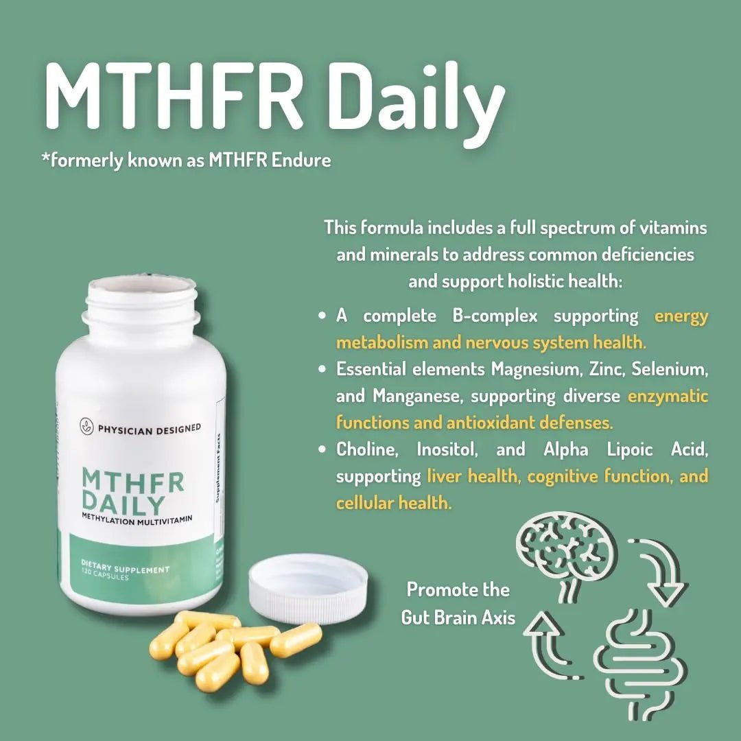 Physician Designed MTHFR Daily Multivitamin | Methylated Multivitamin for Men & Women | for Energy, Mood, & Heart | - PrimeBioHealth - canada supplements