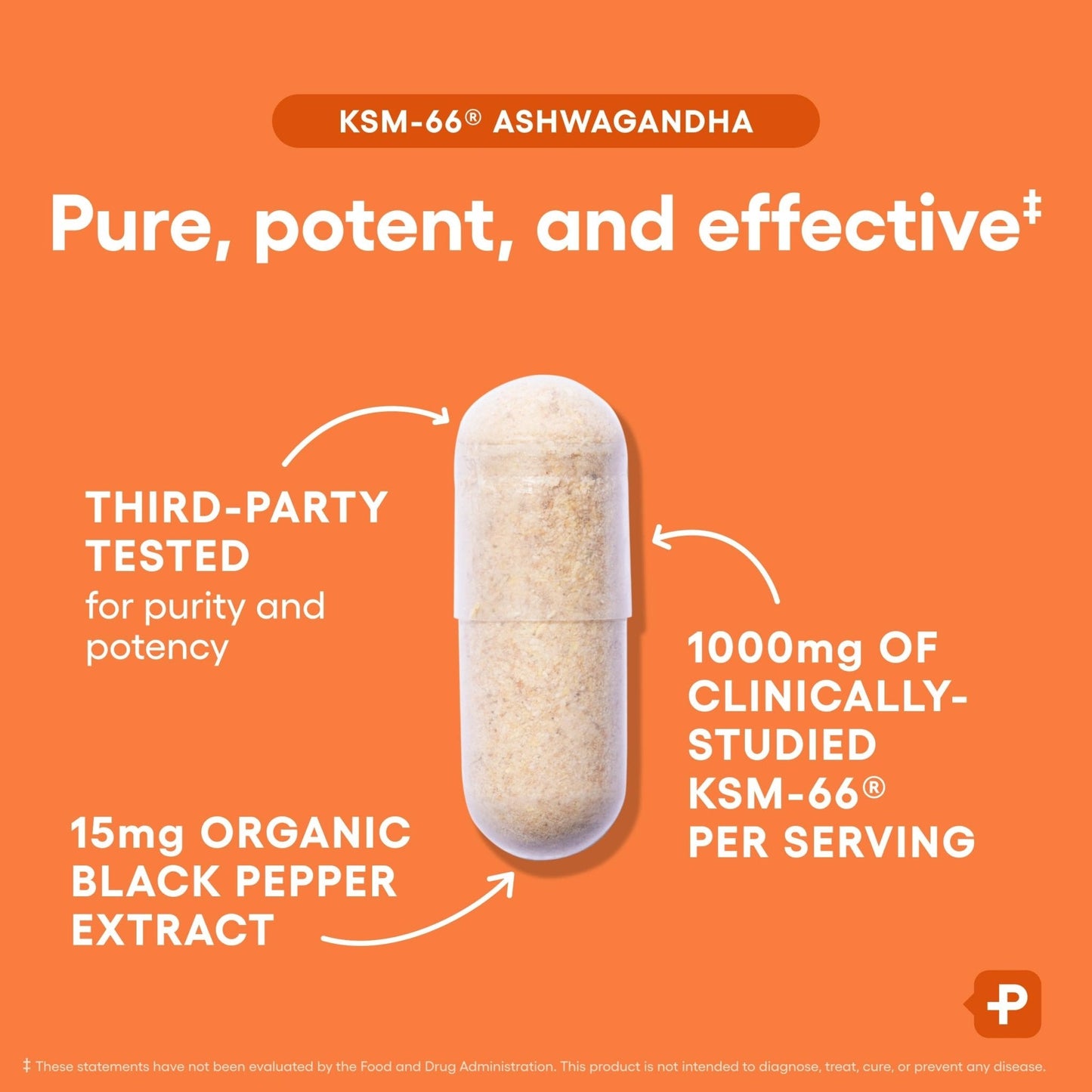 Physician's CHOICE KSM-66 Ashwagandha Root Powder Extract 1,000mg - Organic - with Black Pepper for Maximum Absorption - 5% Withanolides - PrimeBioHealth - canada supplements