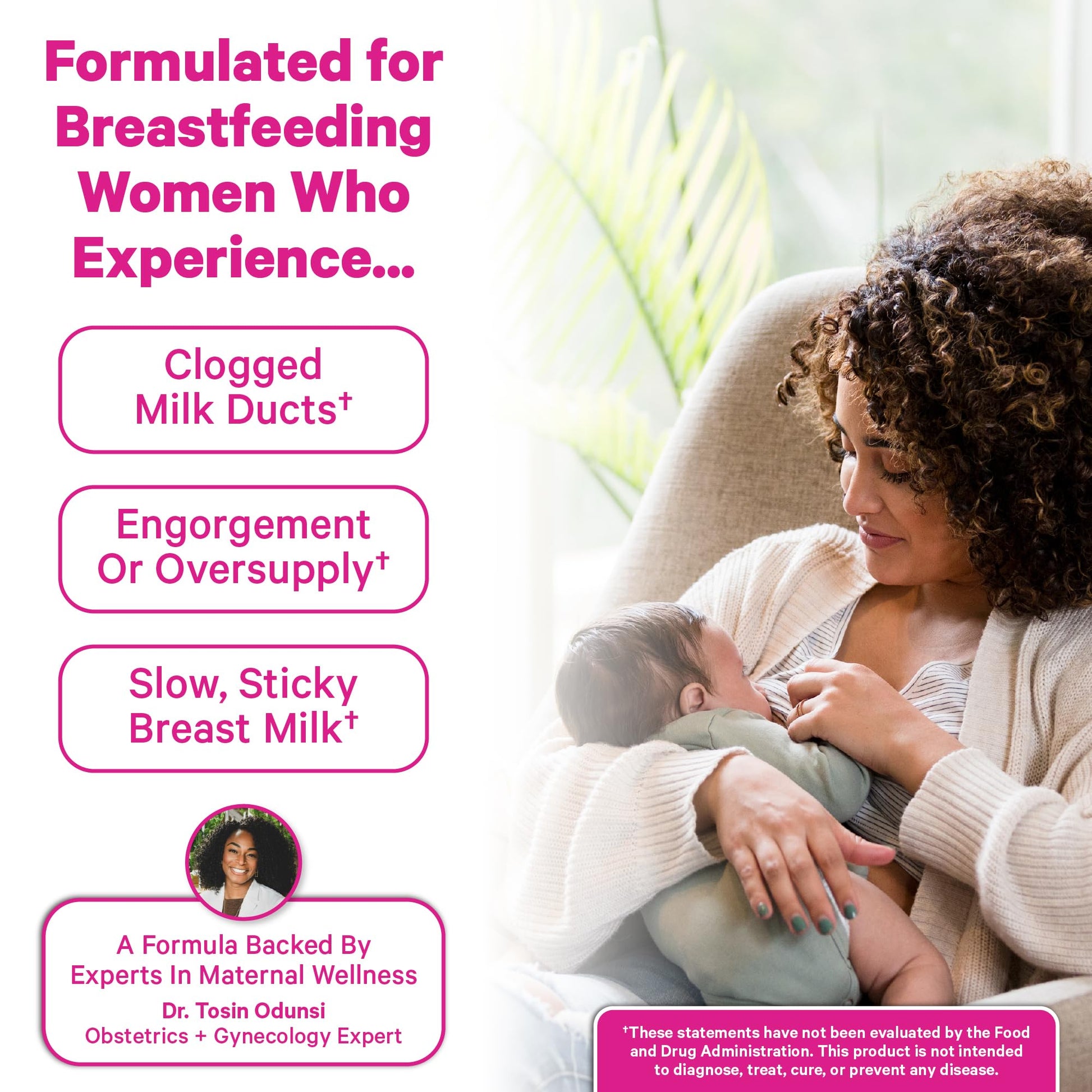 Pink Stork Sunflower Lecithin Supplement - 1200 mg for Clogged Milk Ducts - Breastfeeding Essentials for Postpartum Moms - PrimeBioHealth - canada supplements