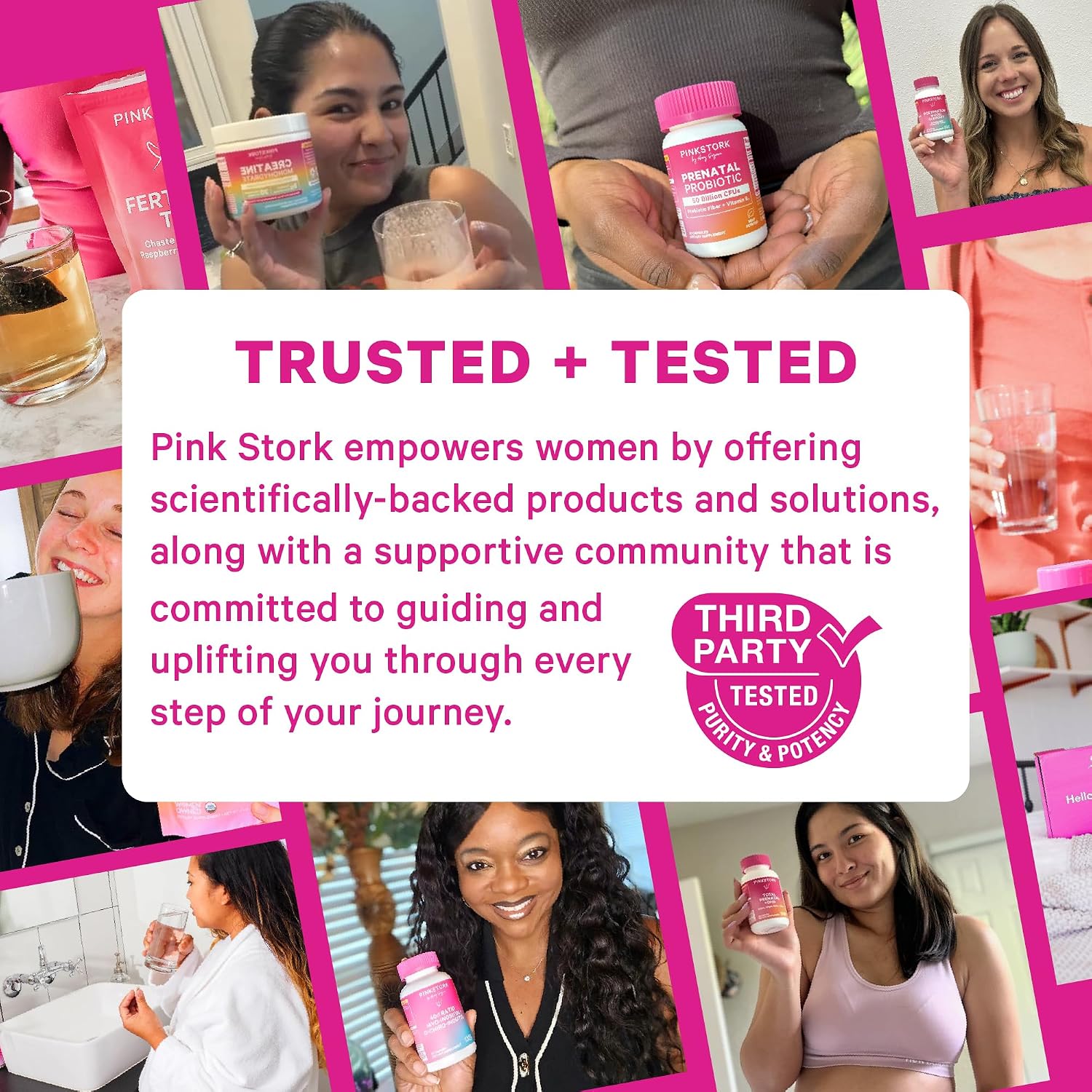 Pink Stork Total Glow Gummies for Women – Hair, Skin & Nails Vitamin with Biotin, Vitamin A, B6, B12, Folate, Zinc & More – Support for Radiant Skin, Strong Nails, and Healthy Hair – 60 Berry Gummies | Hair, Skin & Nails Vitamin with Biotin, Vitamin A, B6 - PrimeBioHealth - canada supplements