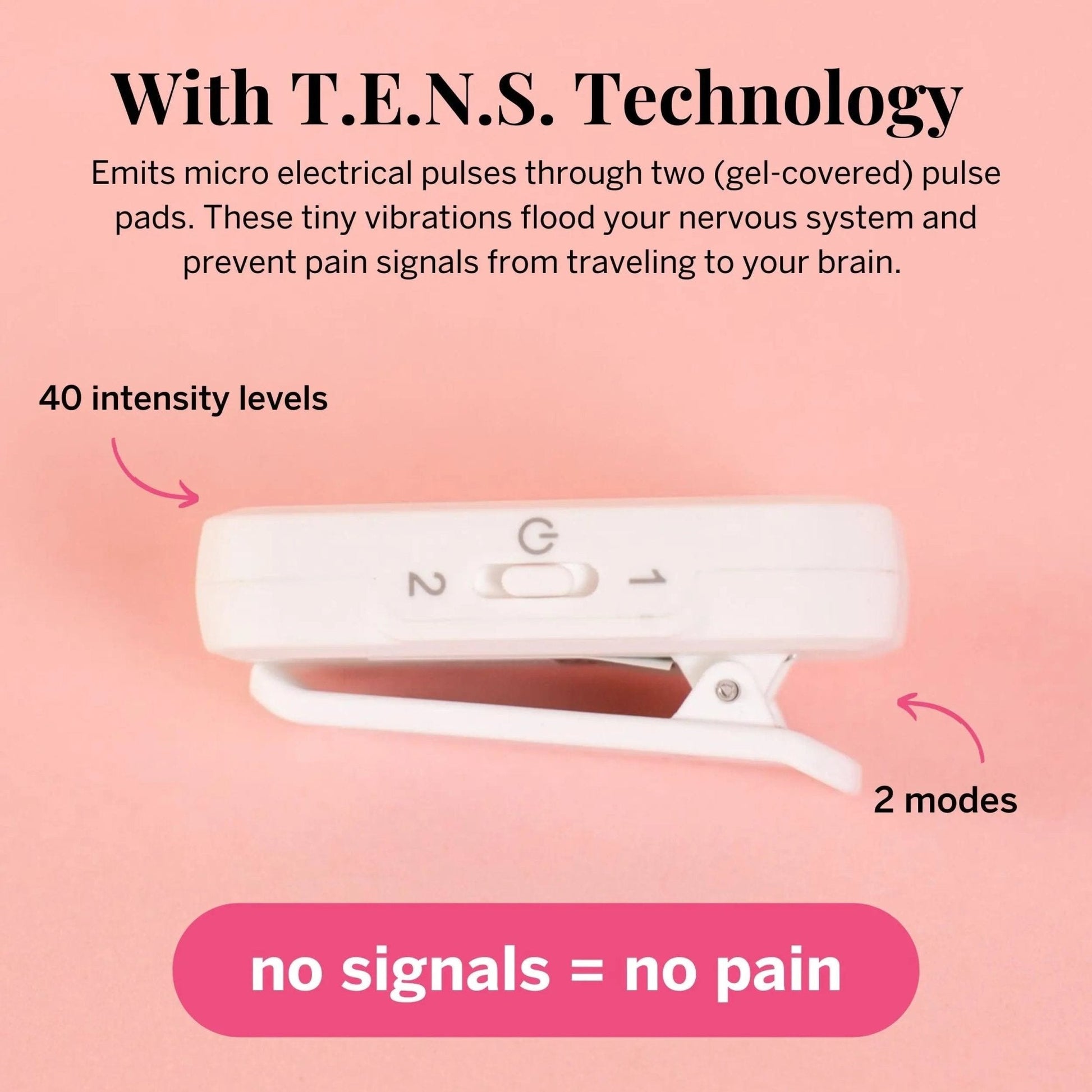 Pixie Period Pain Relief Device - Best PMS Relief Simulator with TENS Technology - Thinnest Wearable Tens Unit - Unnoticeable Under Clothes - Menstrual Cramp Comfort for Feminine Care - PrimeBioHealth - canada supplements