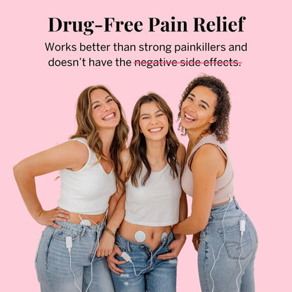 Pixie Period Pain Relief Device - Best PMS Relief Simulator with TENS Technology - Thinnest Wearable Tens Unit - Unnoticeable Under Clothes - Menstrual Cramp Comfort for Feminine Care - PrimeBioHealth - canada supplements