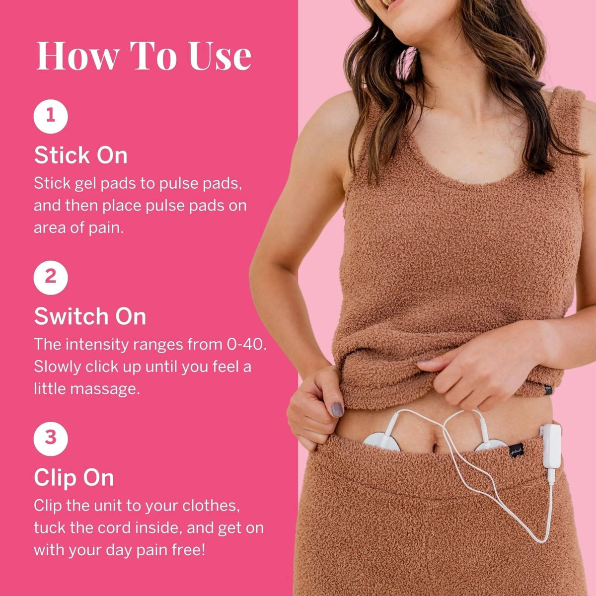 Pixie Period Pain Relief Device - Best PMS Relief Simulator with TENS Technology - Thinnest Wearable Tens Unit - Unnoticeable Under Clothes - Menstrual Cramp Comfort for Feminine Care - PrimeBioHealth - canada supplements