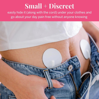Pixie Period Pain Relief Device - Best PMS Relief Simulator with TENS Technology - Thinnest Wearable Tens Unit - Unnoticeable Under Clothes - Menstrual Cramp Comfort for Feminine Care - PrimeBioHealth - canada supplements