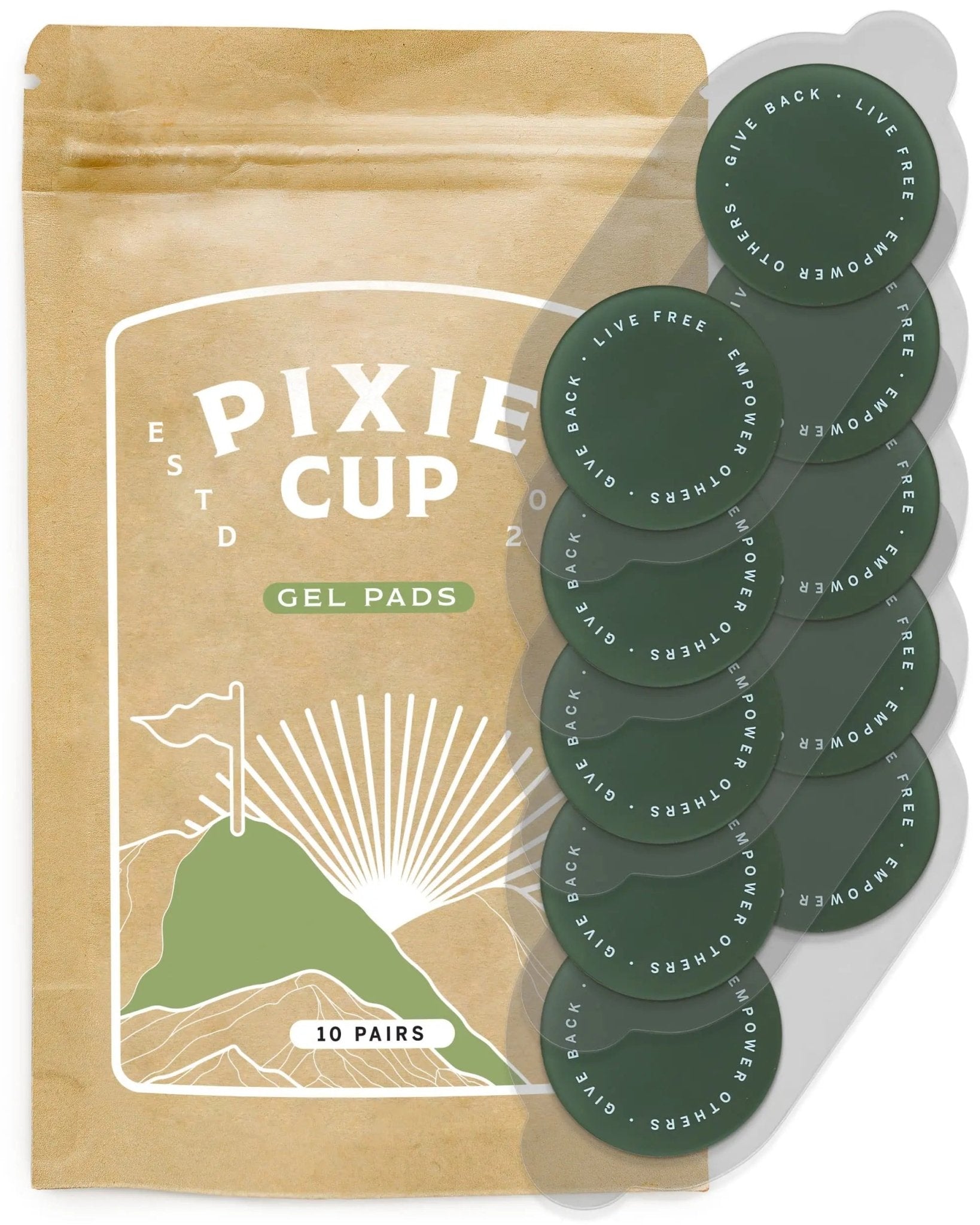 Pixie Pulse Replacement Pads - Replacement Gel Pads for Menstrual Cramps Unit - Pack of 20 (10 Pairs) - PrimeBioHealth - canada supplements