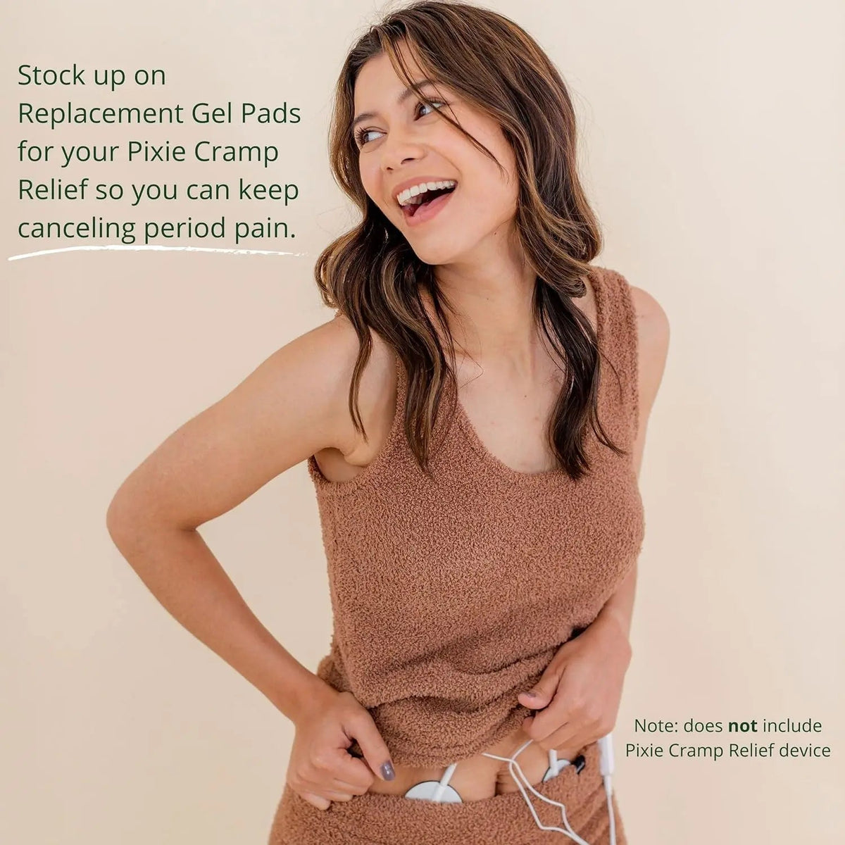 Pixie Pulse Replacement Pads - Replacement Gel Pads for Menstrual Cramps Unit - Pack of 20 (10 Pairs) - PrimeBioHealth - canada supplements