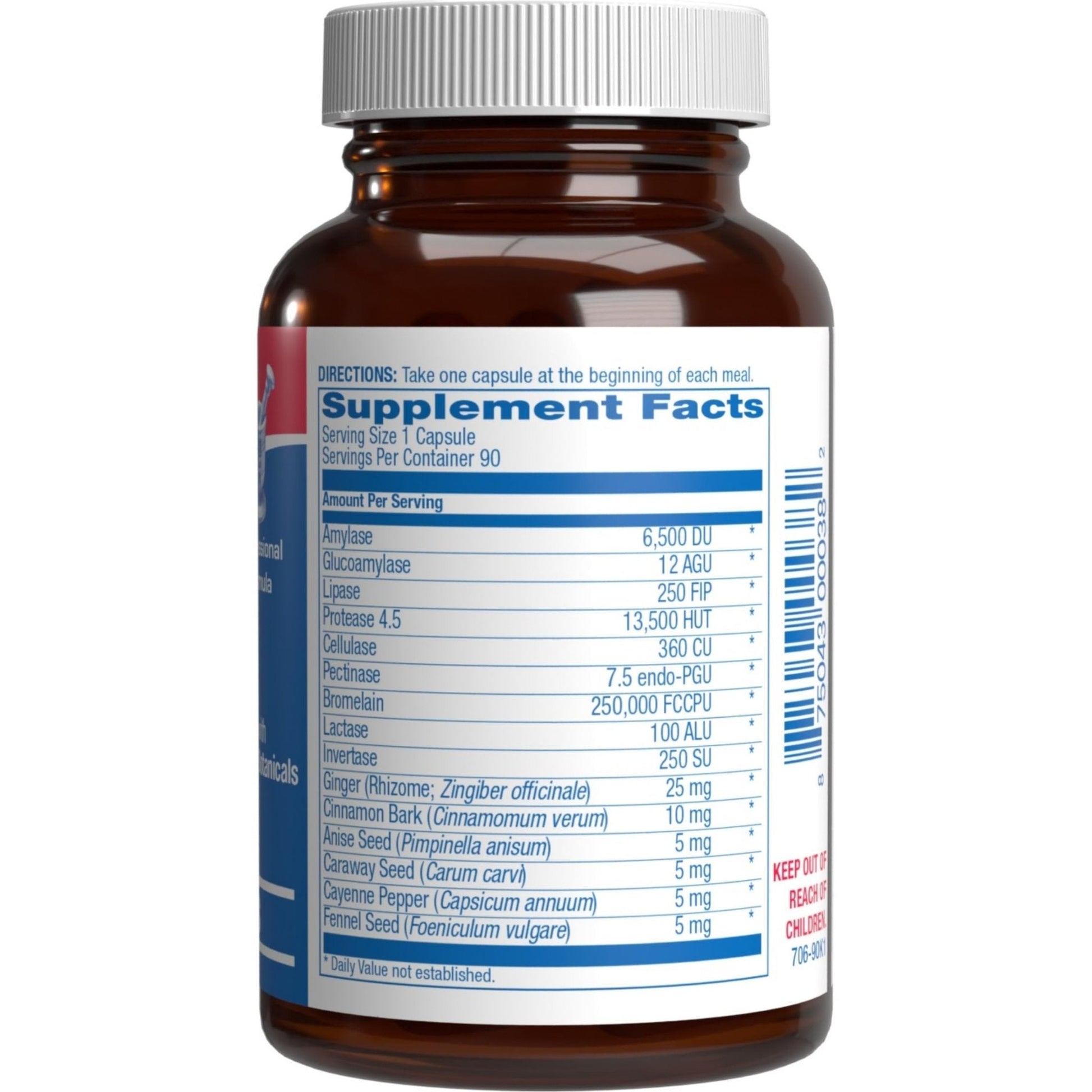 Plant Based Multi Digestive Enzymes Supplement - Clinically Formulated Digestion Supplement with Soothing Herbs and Enzymes for Women and Men - PrimeBioHealth - canada supplements