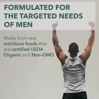 PlantFusion Organic Multivitamin for Men - One Daily Whole Food Blend Men's Multivitamin - Vegan, Non-GMO - PrimeBioHealth - canada supplements