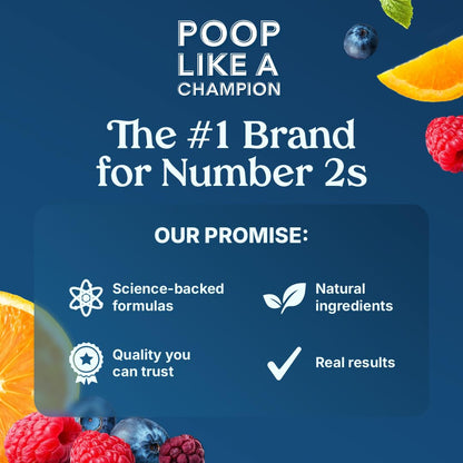 Poop Like a Champion Fiber Gummies – 5g Fiber per Serving, Non-GMO, Vegan, Digestive Support, 60 Pieces per Bottle - PrimeBioHealth - canada supplements