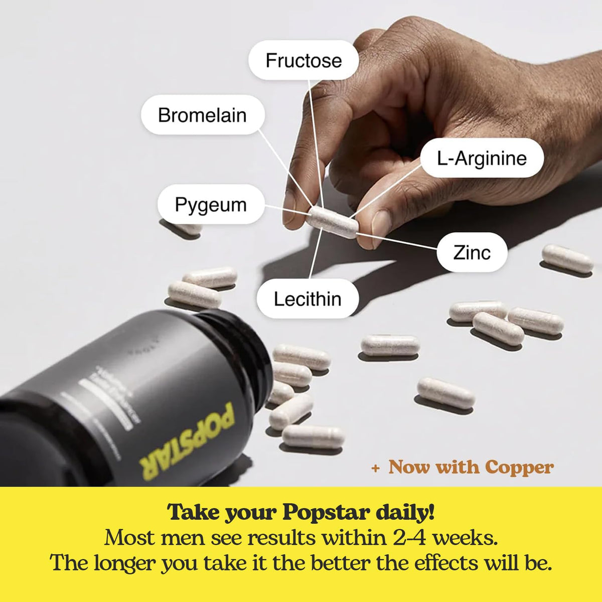 POPSTAR Labs Semen Volume Booster - Men's Semen Health & Fertility Supplement - Doctor Formulated to Increase Load Volume - Made in USA - Non-GMO, Organic - PrimeBioHealth - canada supplements