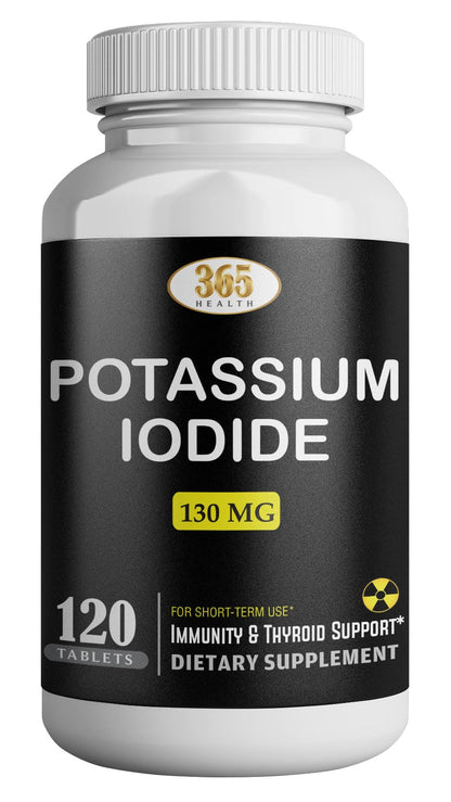 Potassium Iodide130 mg - KI Tablets- Potassium130 mg - USA Made Potassium Iodine Pills YODO Naciente - PrimeBioHealth - canada supplements