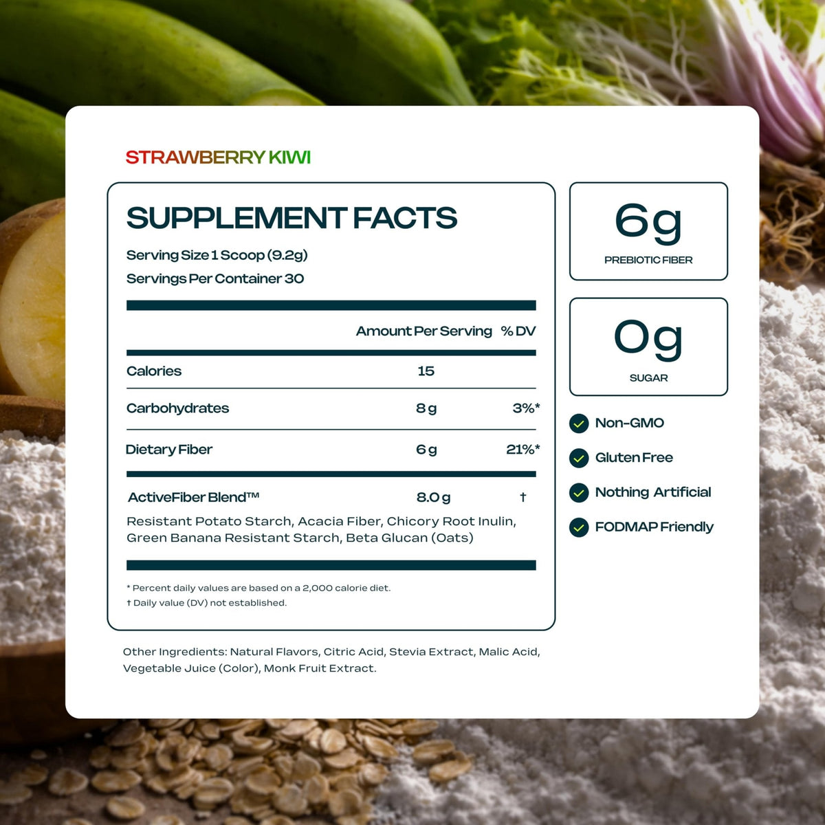 Prebiotic Fiber Supplement for Women & Men – 6g Prebiotic Fiber Powder – Daily Blend for Gut Health, Bloating, Regular Digestion & Energy – Soluble & Insoluble, - PrimeBioHealth - canada supplements