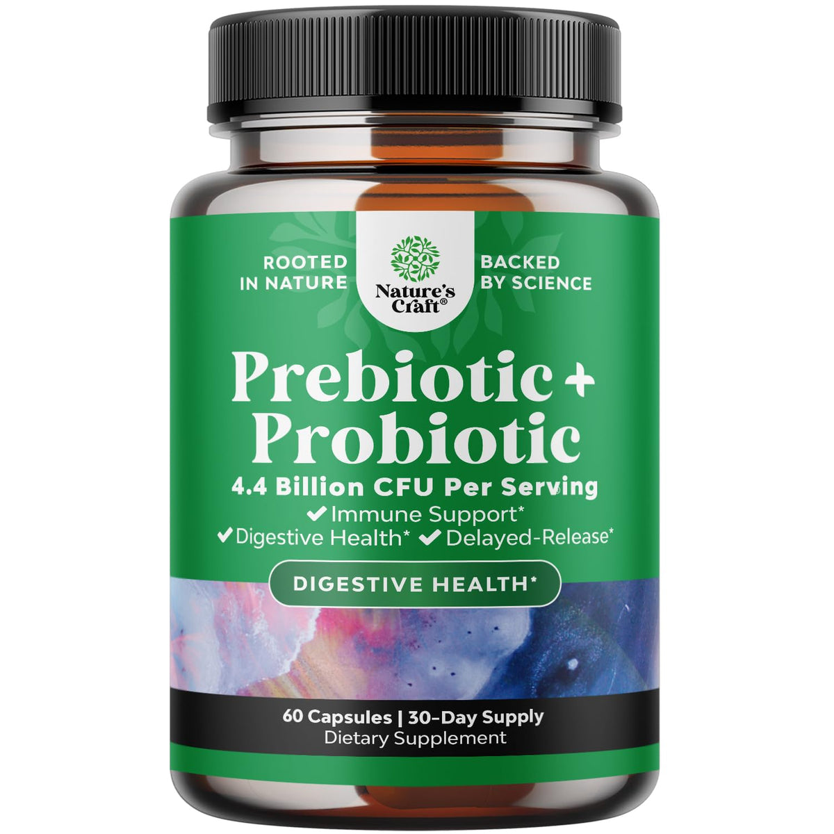 Prebiotics and Probiotics Gut Health Supplement-Super Potent Digestive Health Acidophilus Probiotic Capsules with Men & Womens Probiotics & Prebiotics - PrimeBioHealth - canada supplements