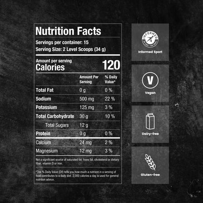 Precision Fuel PF60 Carb & Electrolyte Drink Mix Powder for Hydration & Energy - Endurance Sports Nutrition, Vegan, Hypotonic - 60g Carb, 1000mg Sodium per Litre - Mild Citrus Flavor, 1-Pack - PrimeBioHealth - canada supplements