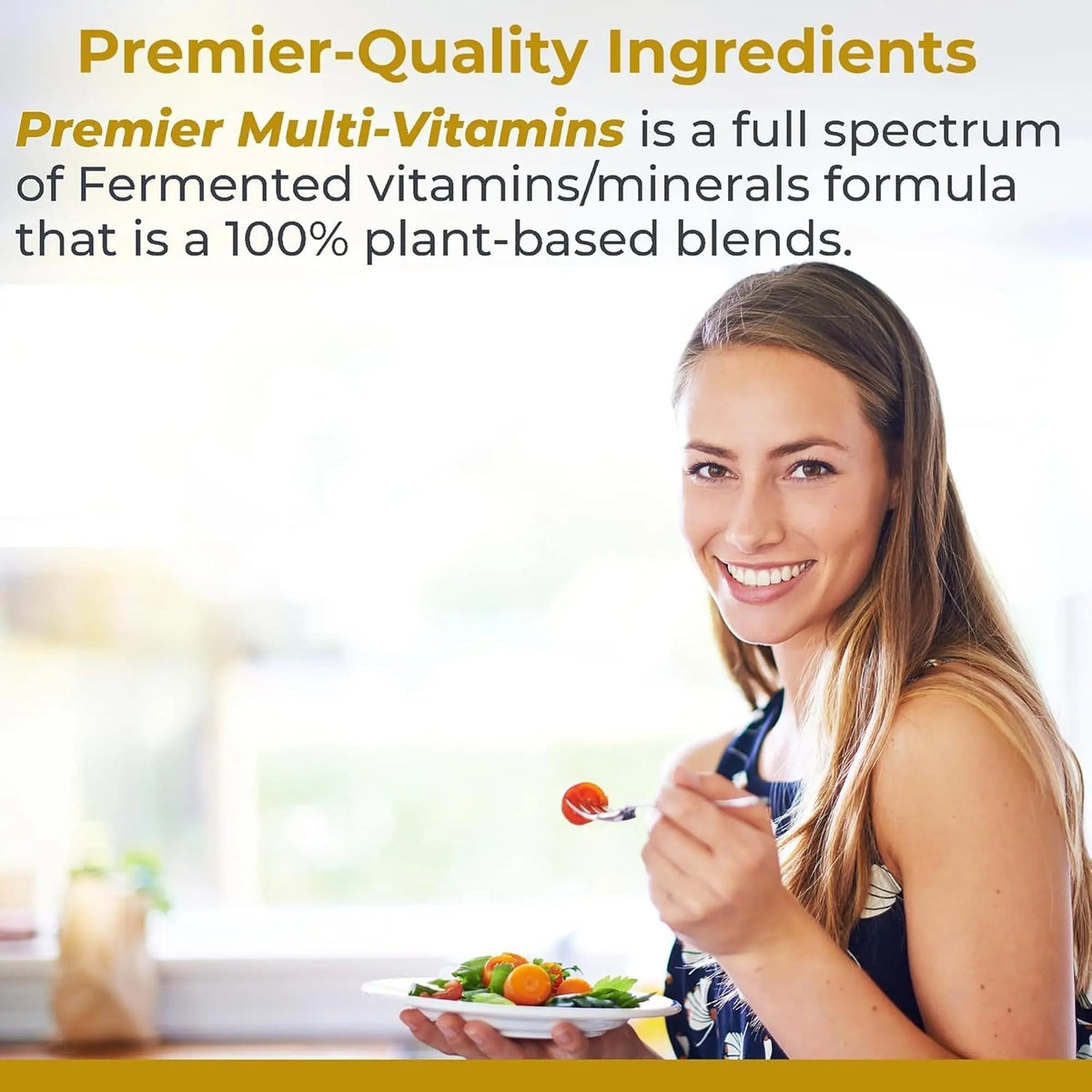 Premier Research Labs Multi-Vitamin - Immune, Brain & Heart Support | with Prebiotics and Postbiotics | Vegan Capsules for Men & Women - PrimeBioHealth - canada supplements