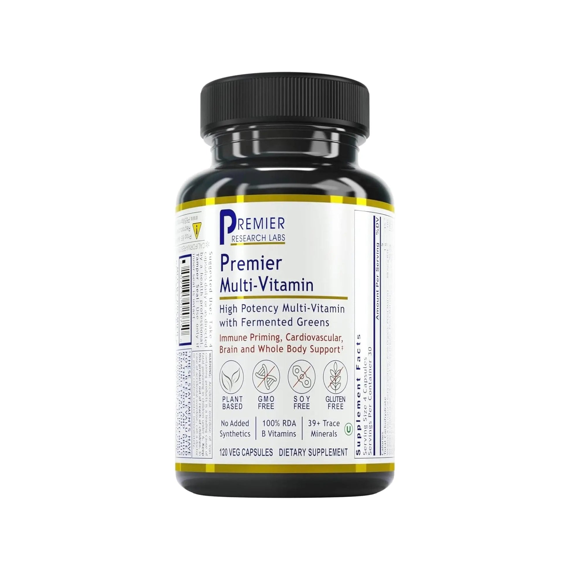 Premier Research Labs Multi-Vitamin - Immune, Brain & Heart Support | with Prebiotics and Postbiotics | Vegan Capsules for Men & Women - PrimeBioHealth - canada supplements