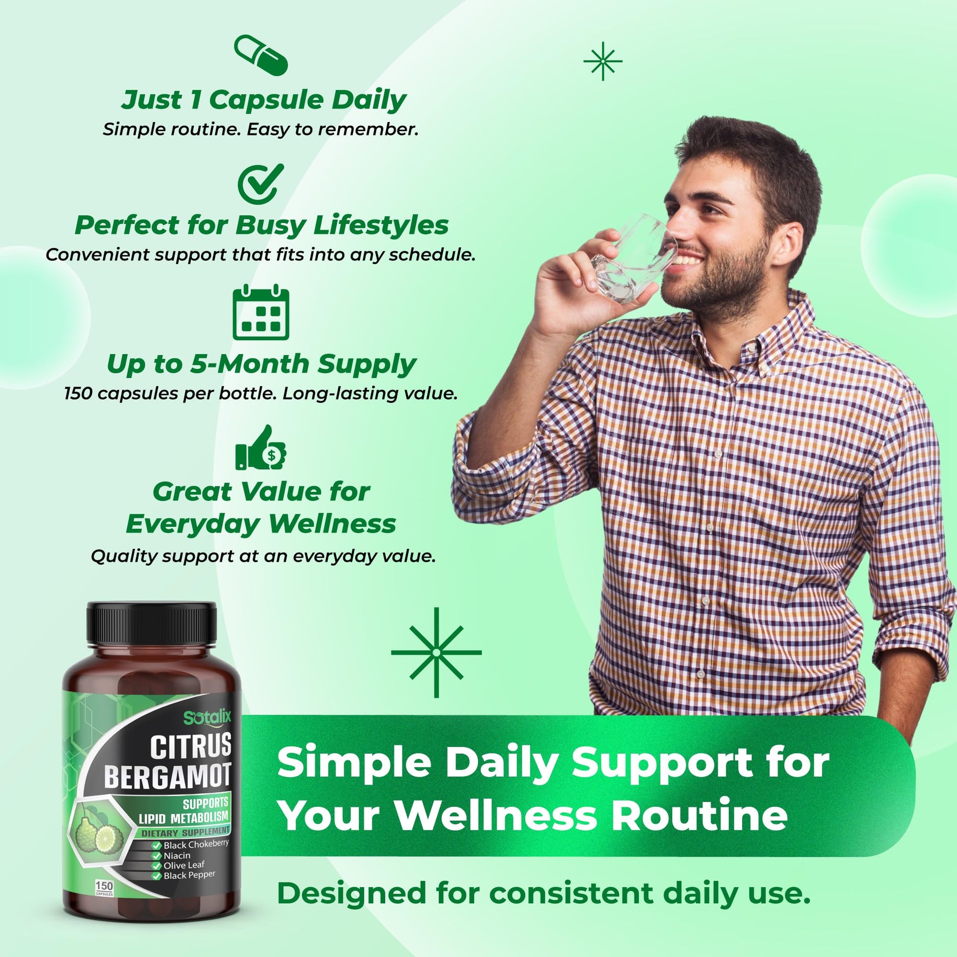 Premium Citrus Bergamot Organic Bergamot Supplement with Niacin Black Chokeberry Olive Leaf Black Pepper - PrimeBioHealth - canada supplements