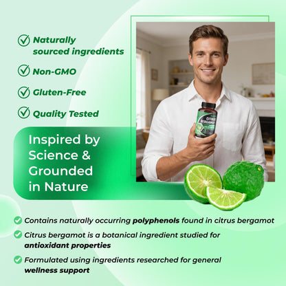 Premium Citrus Bergamot Organic Bergamot Supplement with Niacin Black Chokeberry Olive Leaf Black Pepper - PrimeBioHealth - canada supplements