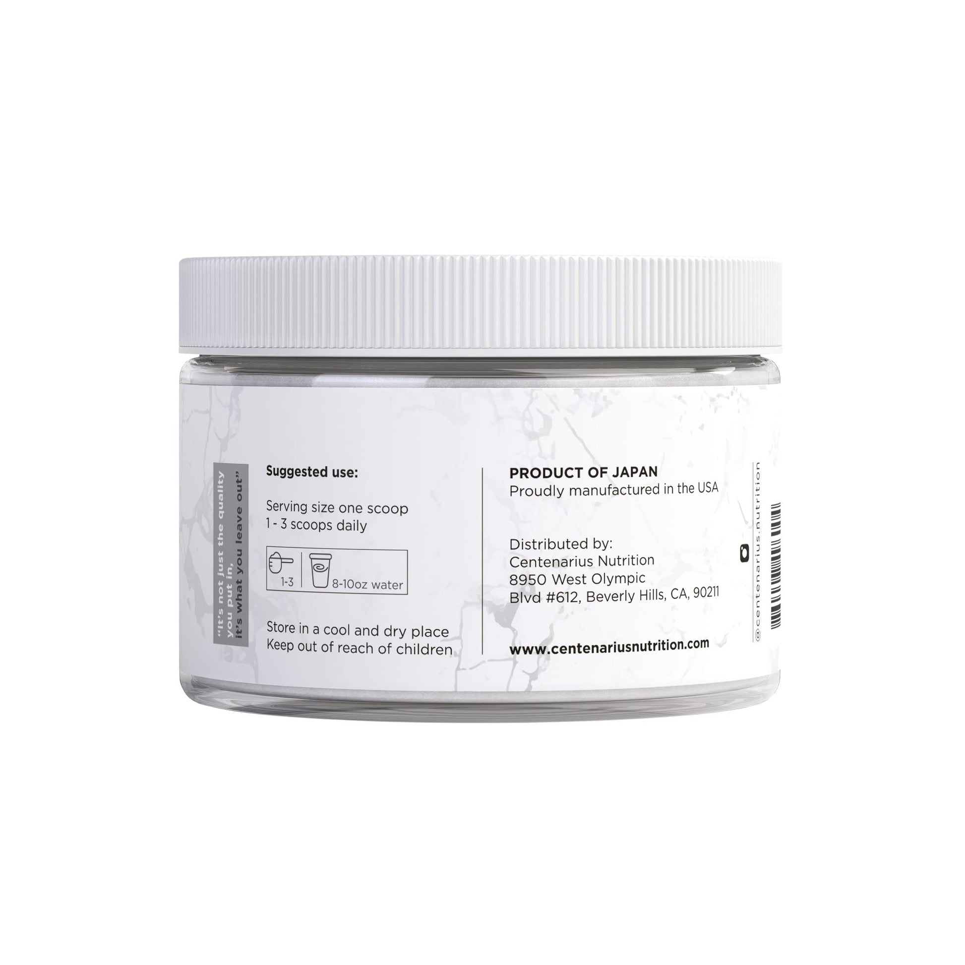 Premium Glycine Powder 250g | Amino Acids Supplement for Post Workout Muscle Recovery, Digestion, Sleep Aid + More - Vegan, Additive-Free - PrimeBioHealth - canada supplements