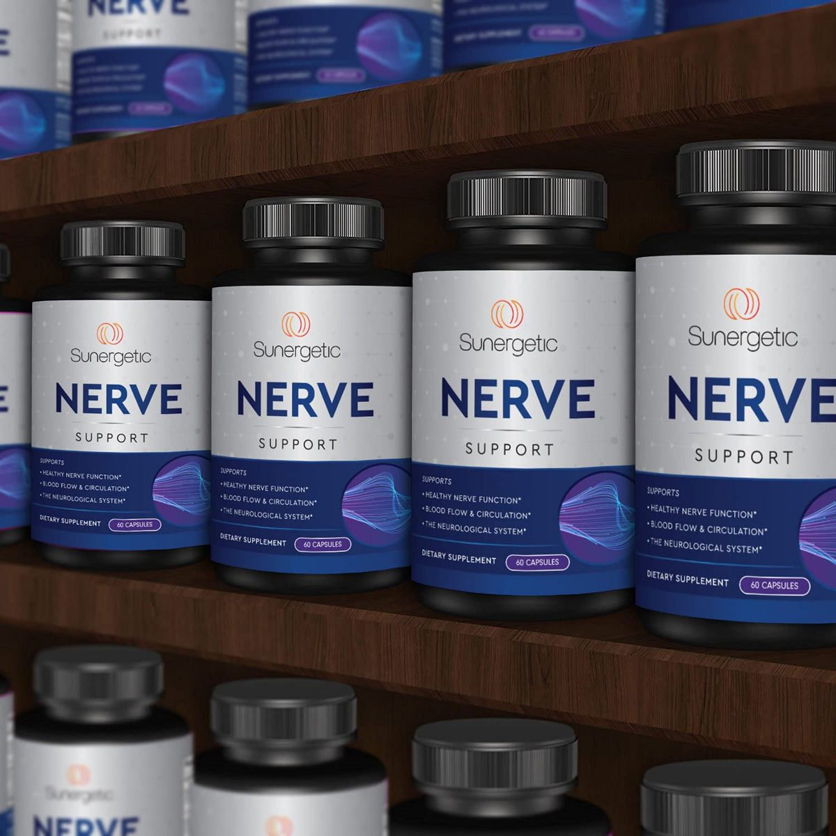 Premium Nerve Support Supplement – with Alpha Lipoic Acid (ALA) 600 mg, Acetyl-L-Carnitine (ALC) & Benfotiamine - Nerve Support Formula for Healthy Circulation, Feet, Hands & Toes - 60 Capsules - PrimeBioHealth - canada supplements