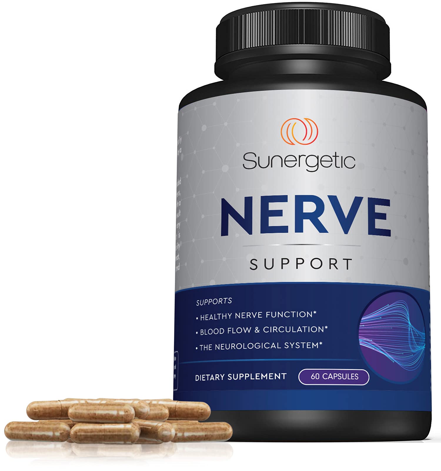 Premium Nerve Support Supplement – with Alpha Lipoic Acid (ALA) 600 mg, Acetyl-L-Carnitine (ALC) & Benfotiamine - Nerve Support Formula for Healthy Circulation, Feet, Hands & Toes - 60 Capsules - PrimeBioHealth - canada supplements