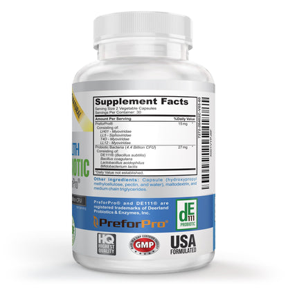 Premium Probiotic plus Ultimate Prebiotic - Gut Biome Builder & Restoration - 4.4 Bn CFU - Best for Women & Men - Bacteria Reaches Intestine within Hours - PrimeBioHealth - canada supplements