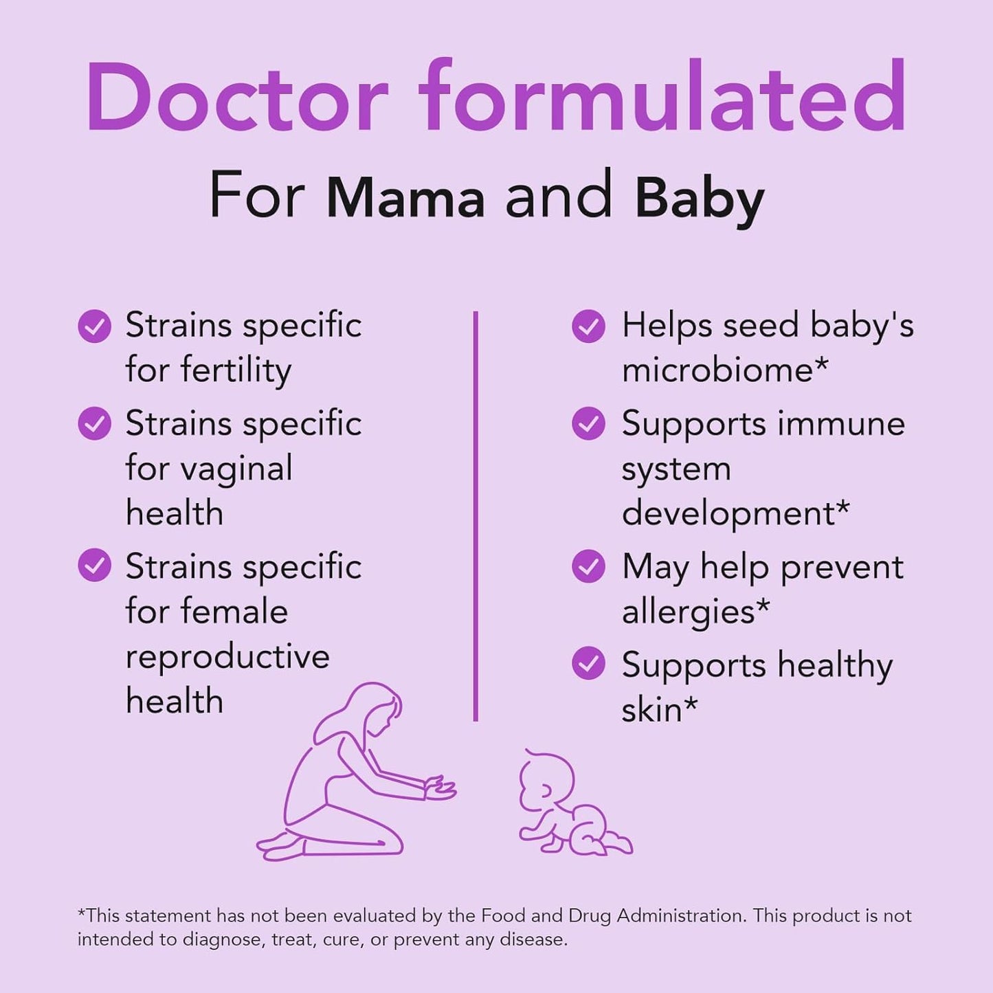 Premom Prenatal Prebiotics & Probiotics for Women, 30 Billion CFU, 18 Strains, Organic Prebiotic & Womens Probiotic, Vaginal, Gut, & Digestive Health + Immune Support Supplement - PrimeBioHealth - canada supplements
