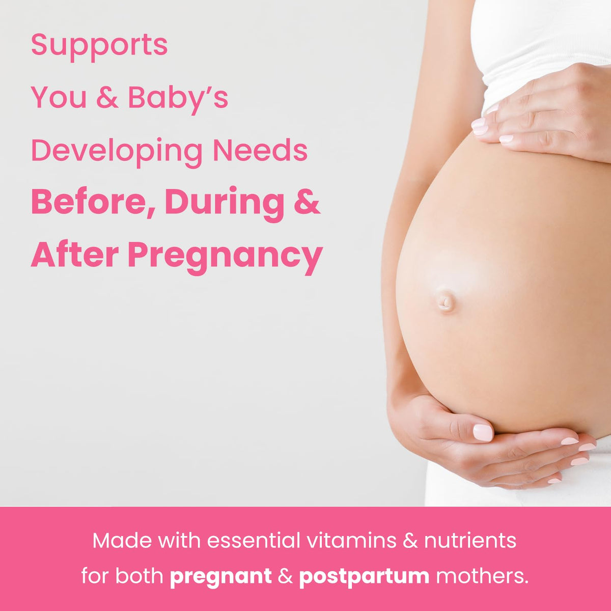 Prenatal Vitamin Gummies with DHA | Vegan Prenatal Vitamins for Women with Omega 3, Methylfolate, Choline & D3, Pregnancy Vitamins for Fetal Development - PrimeBioHealth - canada supplements