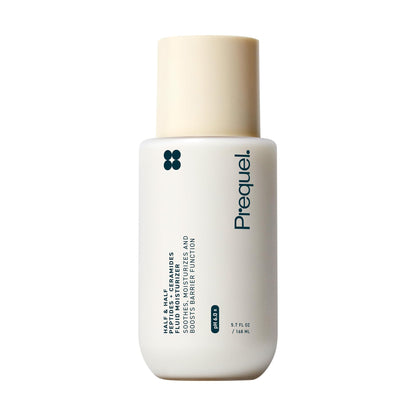 Prequel Skin Half and Half Fluid Moisturizer Face Cream. Lightweight Ceramide Peptide Lotion for All Skin Types - PrimeBioHealth - canada supplements