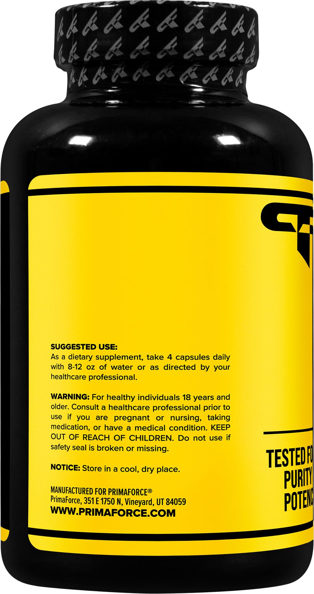 Primaforce Creatine Monohydrate Capsules - 240 Capsules, 3,000mg per Serving, Gluten Free and Non-GMO - PrimeBioHealth - canada supplements