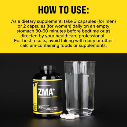 Primaforce ZMA Dietary Supplement, 180 Capsules - PrimeBioHealth - canada supplements