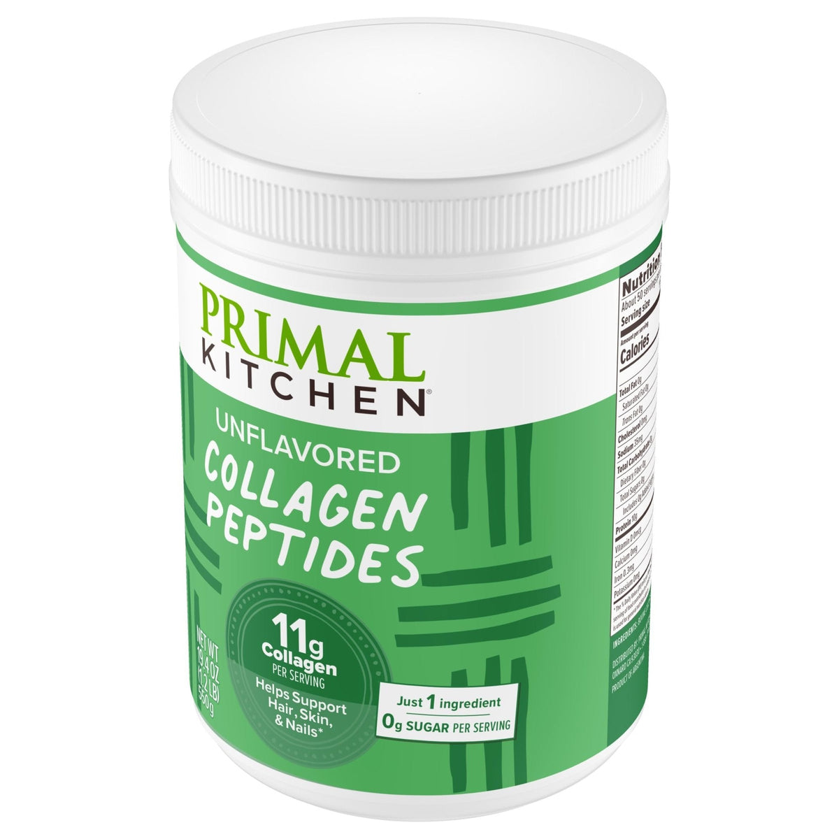 Primal Kitchen Collagen Peptides, Unflavored Collagen Powder, 1.2 Pounds - PrimeBioHealth - canada supplements