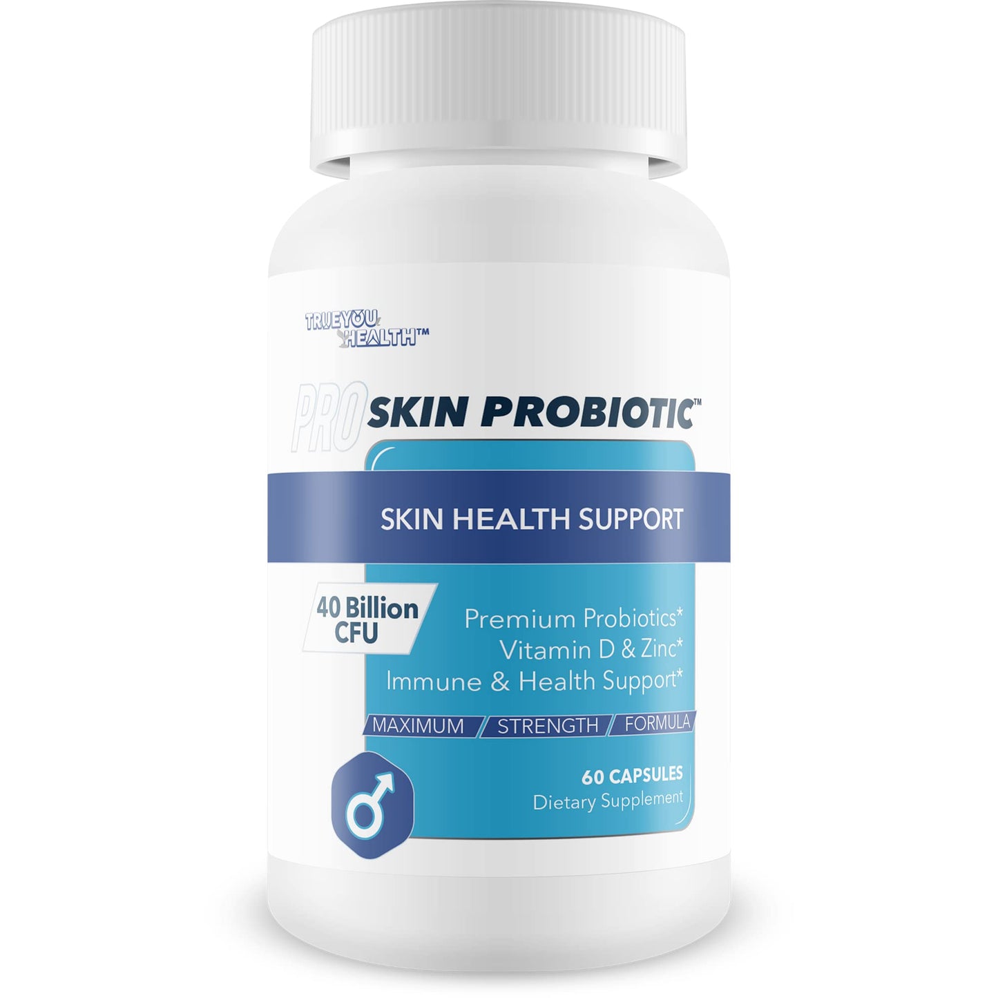 Pro Skin Probiotic - Skin Health Supporting Probiotic with Immune Support - Promote Healthy Skin Microbiome from Inside Out - Health Starts in the Gut - Support Reduced Breakouts, Redness, & Puffiness - PrimeBioHealth - canada supplements