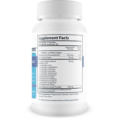 Pro Skin Probiotic - Skin Health Supporting Probiotic with Immune Support - Promote Healthy Skin Microbiome from Inside Out - Health Starts in the Gut - Support Reduced Breakouts, Redness, & Puffiness - PrimeBioHealth - canada supplements