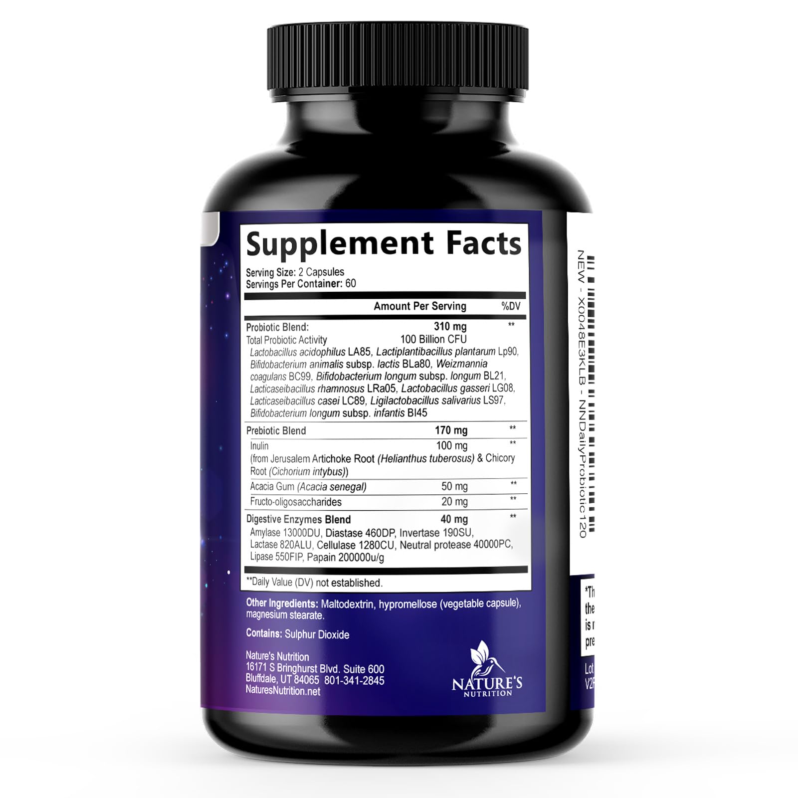 Probiotics 100 Billion CFU Per Serving - 10 Premium Strains + Prebiotics - Best Probiotic Supplement for Women & Men - Supports Immune, Digestive Health, - PrimeBioHealth - canada supplements