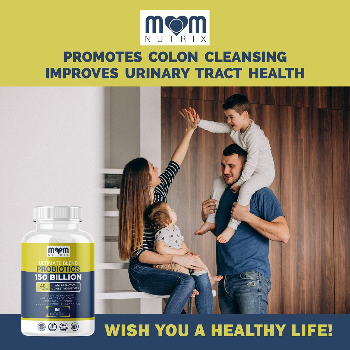 Probiotics 150 Billion CFU - 40 Strain Probiotics for Women, Men and Adults - Shelf Stable Probiotic with Organic Prebiotic - Acidophilus Probiotic - PrimeBioHealth - canada supplements