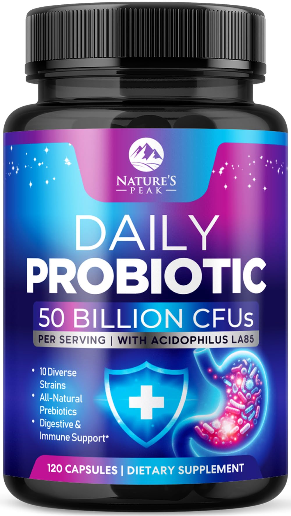 Probiotics 50 Billion CFU Per Serving - 10 Premium Strains + Digestive Enzymes & Prebiotics - Best Probiotic for Women & Men, Supports Immune, - PrimeBioHealth - canada supplements