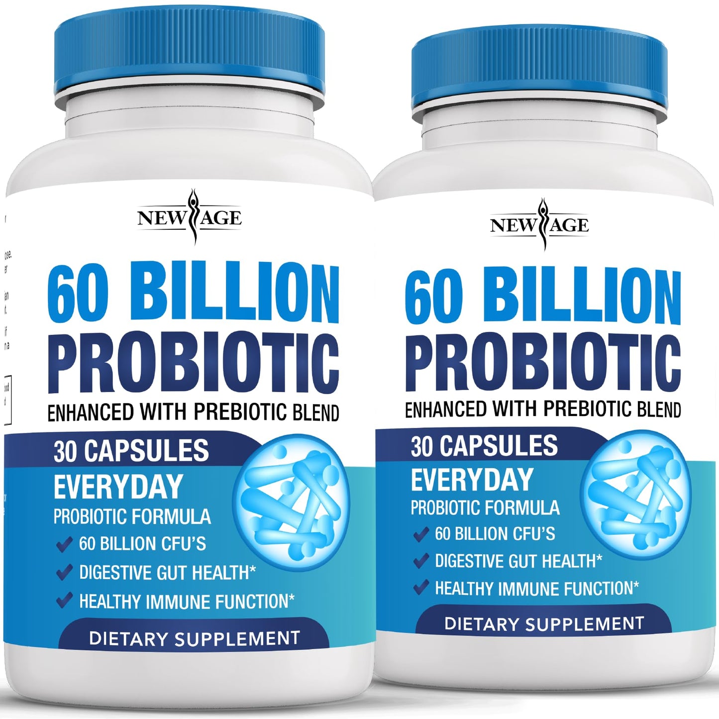 Probiotics 60 Billion CFU with Prebiotic Formula - Probiotics for Women and Men and Adults, 100% Natural Digestive Enzymes, - PrimeBioHealth - canada supplements