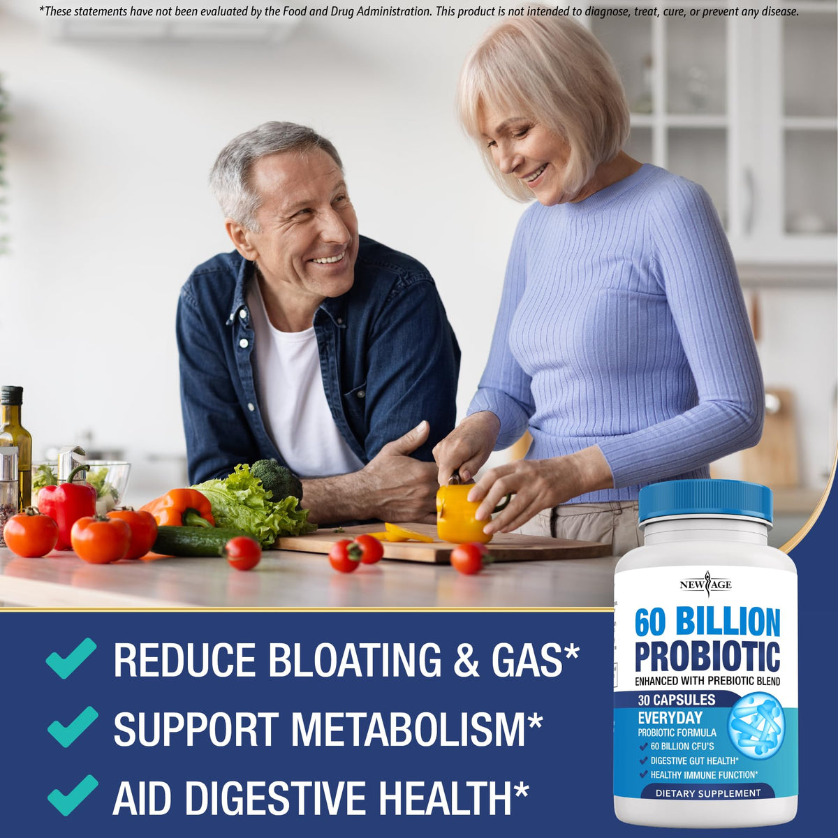 Probiotics 60 Billion CFU with Prebiotic Formula - Probiotics for Women and Men and Adults, 100% Natural Digestive Enzymes, - PrimeBioHealth - canada supplements
