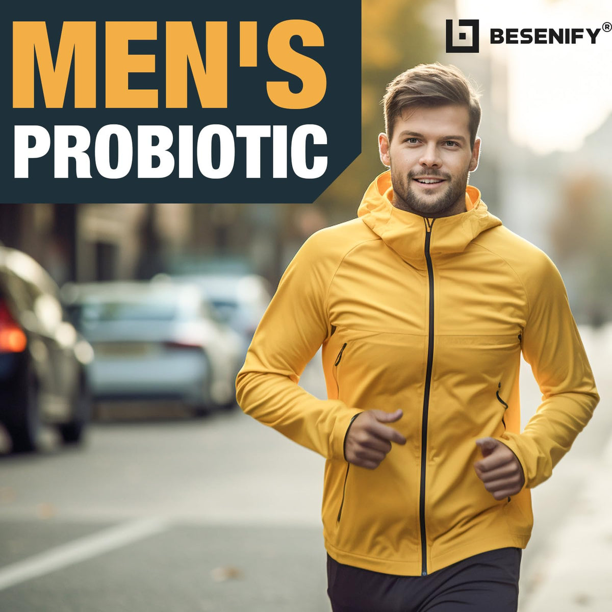 Probiotics for Men, 500 Billion CFUs & 12 Strains, Men's Probiotic with Turmeric, Cranberry, Goji - Probiotics for Digestive Health, Immune, Stomach, - PrimeBioHealth - canada supplements