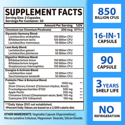 Probiotics for Men, Advanced 50+ Mens Probiotic, Comprehensive Gut & Energy Support with 850 Billion CFU, 1800mg Prebiotics Fiber – Tailored Wellness mens probiotics - PrimeBioHealth - canada supplements