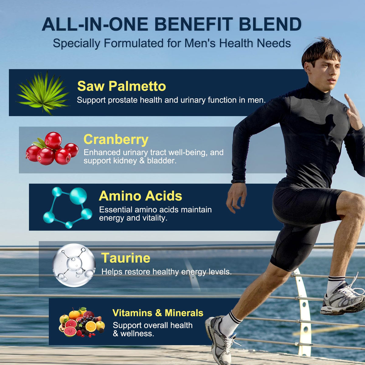 Probiotics for Men Digestive Health, 120 Billion CFUs Mens Probiotic with Digestive Enzymes & Prebiotics & Saw Palmetto & Cranberry for Gut, Prostate & Urinary Tract Health, Shelf Stable, 90 Capsules - PrimeBioHealth - canada supplements